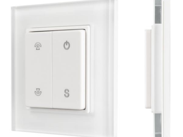 Панель SMART-P47-DIM-G-SUF (3V, 1 зона, Knob, 2.4G) (Arlight, Стекло) фото:2