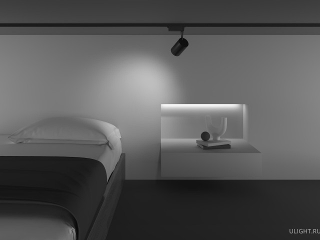 Трековый светильник Technical TR003-1-10W3K-W-B фото:1