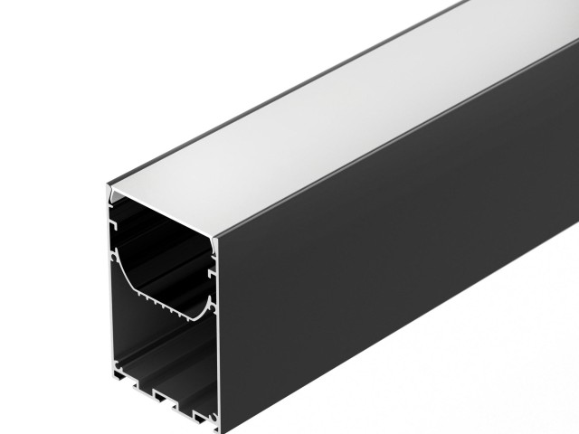 Профиль LINE-S-5075-2000 BLACK (Arlight, Алюминий) фото:2