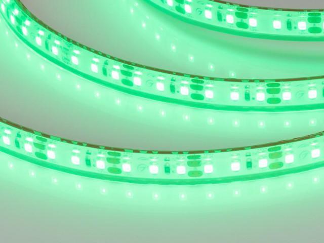 Лента герметичная RTW-PFS-A120-11mm 12V Green (9.6 W/m, IP68, 2835, 5m) (Arlight, 9.6 Вт/м, IP68) фото:2