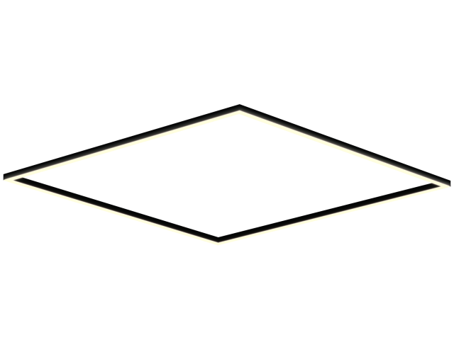 Светильник HOKASU Frame 35/40 (RAL9005/2498x2498mm/LT70 — 3K/208W) фото:1