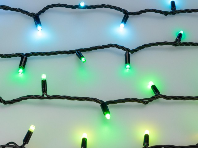 Светодиодная гирлянда ARD-STRING-PRO-10000-BLACK-100LED-LIVE RGB-DMX (24V, 10W) (Ardecoled, IP65) фото:6