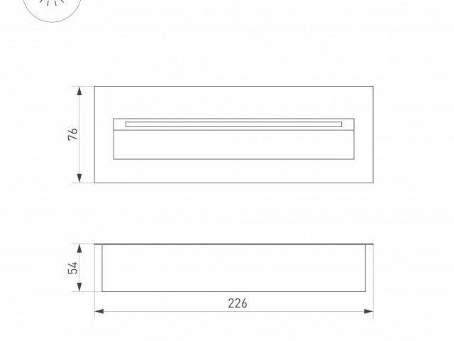 Светильник LTD-TRAIL-S226x76-8W Warm3000 (GR, 65 deg, 230V) (Arlight, IP65 Металл, 3 года) фото:2