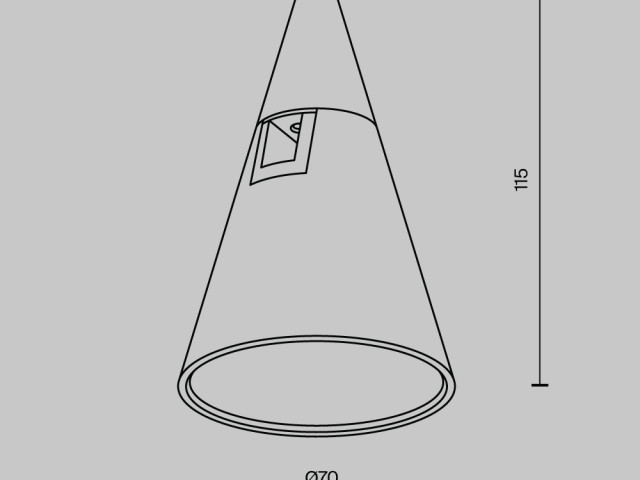 Трековый светильник Technical TR146-1-5W3K-PT фото:2