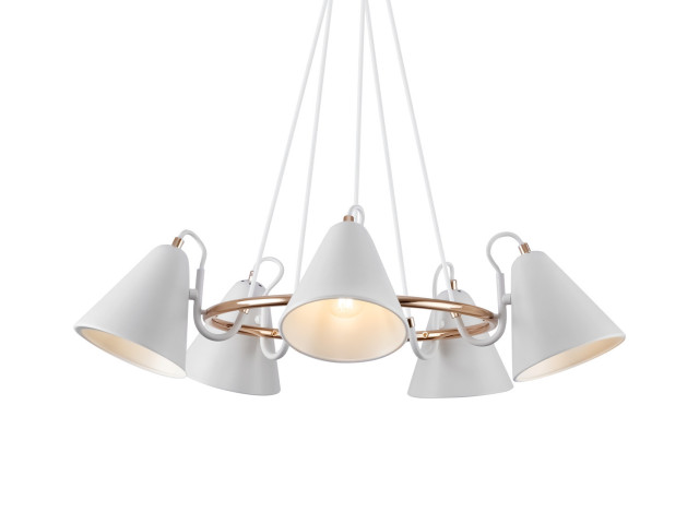 Люстра Freya FR8001PL-05WG фото:7