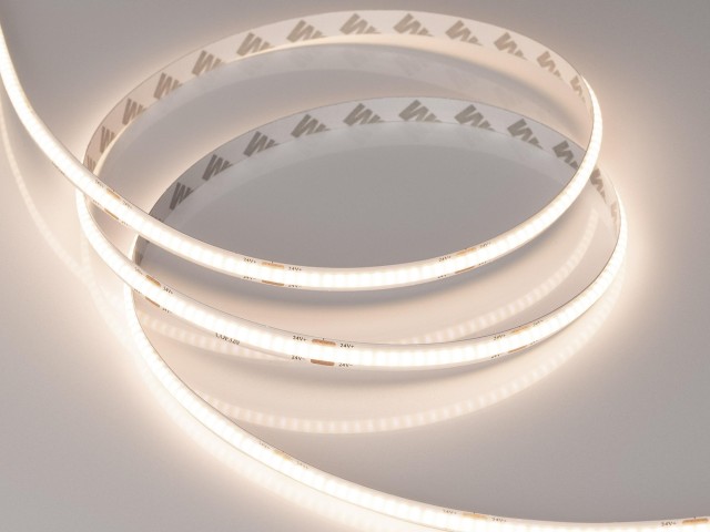 Лента COB-X320-8mm 24V Warm3500(8 W/m, IP20, CSP, 5m) (Arlight, -) фото:4