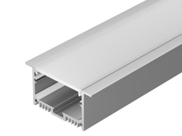 Профиль с экраном SL-LINIA62-F-2500 ANOD+OPAL (Arlight, Алюминий) фото:3