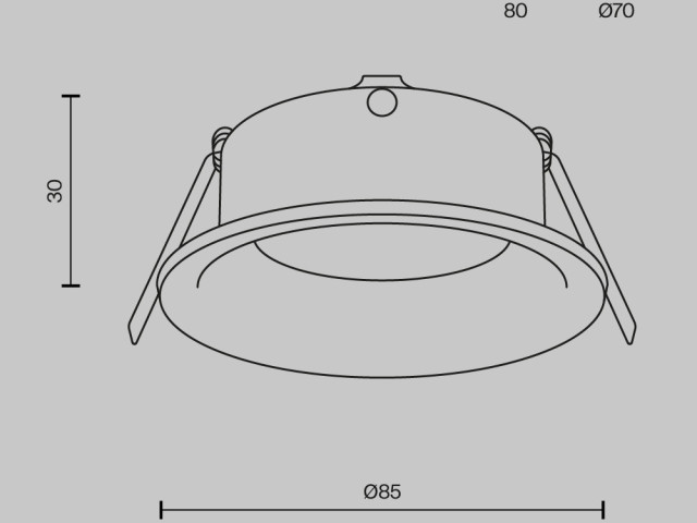 Встраиваемый светильник Technical DL027-2-01W фото:7