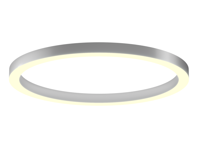 Светильник 6063 кольцо (RAL9003/1400mm/LT70 — 3K/132W) фото:1
