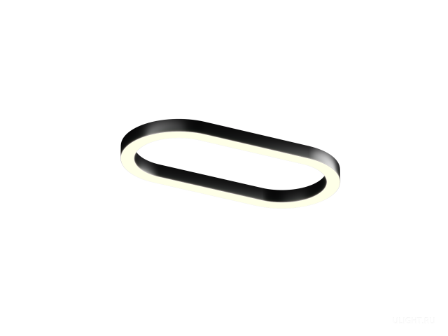 Модульный светильник HOKASU Frame-R (RAL9005/1250*625mm/LT70 — 3K/83W/120deg) фото:1