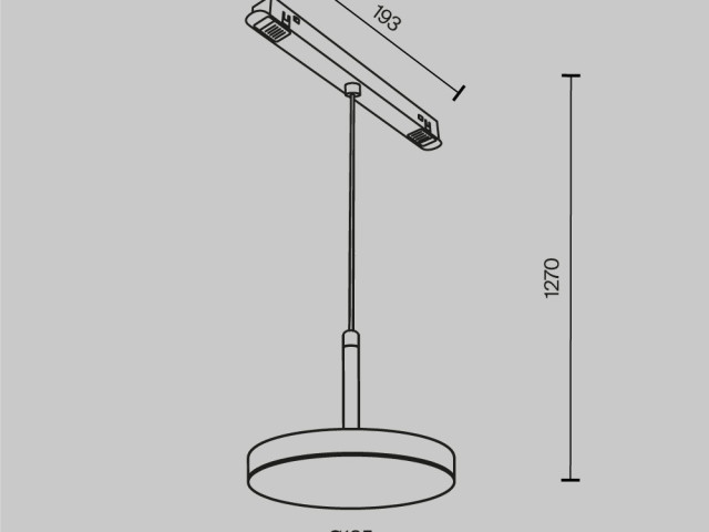 Трековый светильник Technical TR123-2-15W3K-B фото:1