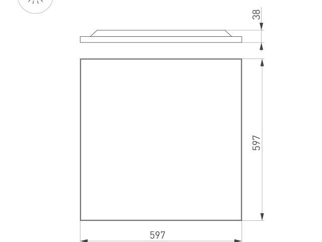 Светильник DL-TITAN-FRAMELESS-S600x600-40W Warm3000 (WH, 120 deg, CRI90, 230V) (Arlight, IP40 Металл, 5 лет) фото:7