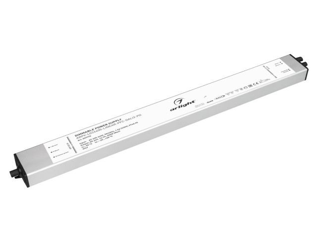 Блок питания ARPV-LG24400-LINEAR-PFC-DALI2-PD (24V, 16.7A, 400W) (Arlight, IP67 Металл, 5 лет) фото:1