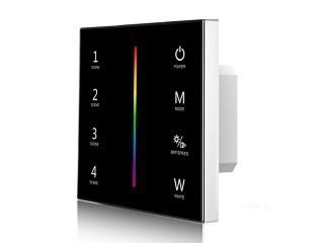 Панель SMART-P22-RGBW-G-IN Black (12-24V, 4x3A, Sens, 2.4G) (Arlight, IP20 Пластик, 5 лет) фото:6