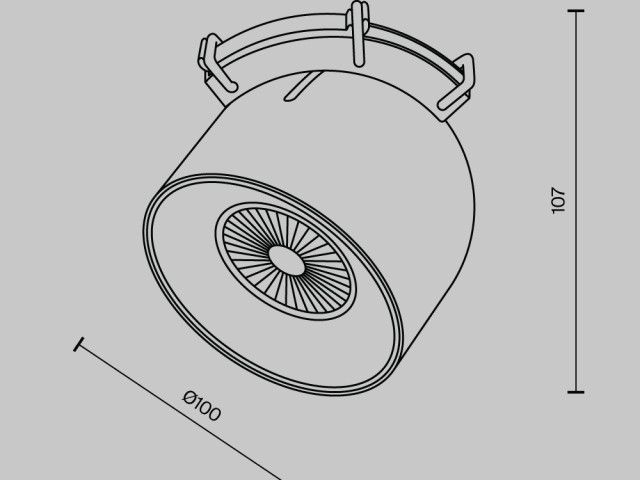Подвесной светильник Technical TR124B-12W3K-M-W фото:1