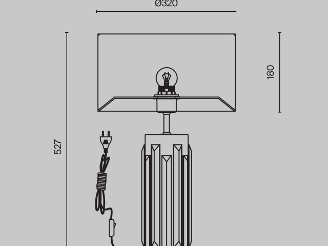 Настольный светильник Maytoni MOD304TL-01G фото:18
