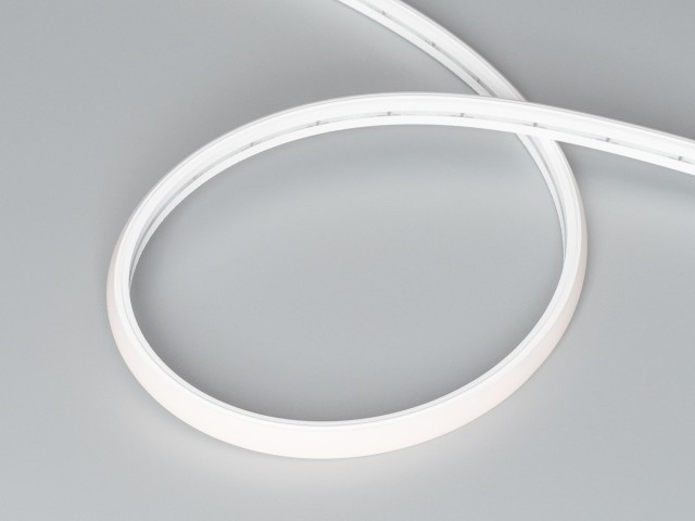 Лента герметичная MOONLIGHT-TOP-X320-11x7mm 24V Warm2300 (10 W/m, IP65, CSP, 5m, wire x2) (Arlight, Силикон) фото:3