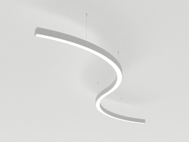 Светильник SP-LINE-HANG ARC-S3535-D1500-124W Day4000 (WHITE, 230V) (Arlight, Металл) фото:2