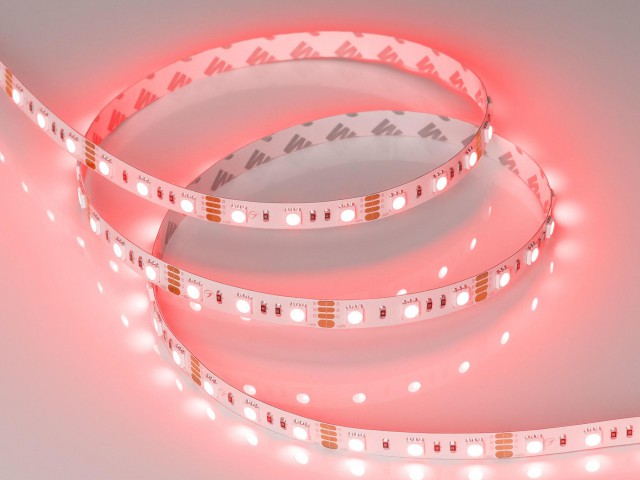 Лента RT-B60-10mm 12V RGB (14.4 W/m, IP20, 5060, 5m) (Arlight, Открытый) фото:18