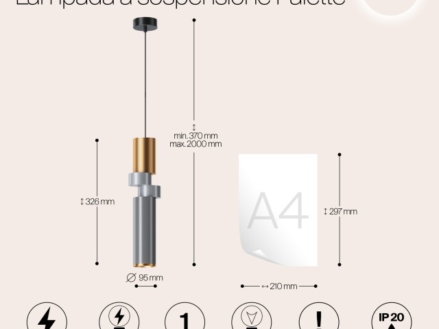 Подвесной светильник Maytoni MOD303PL-01CFL3 фото:14