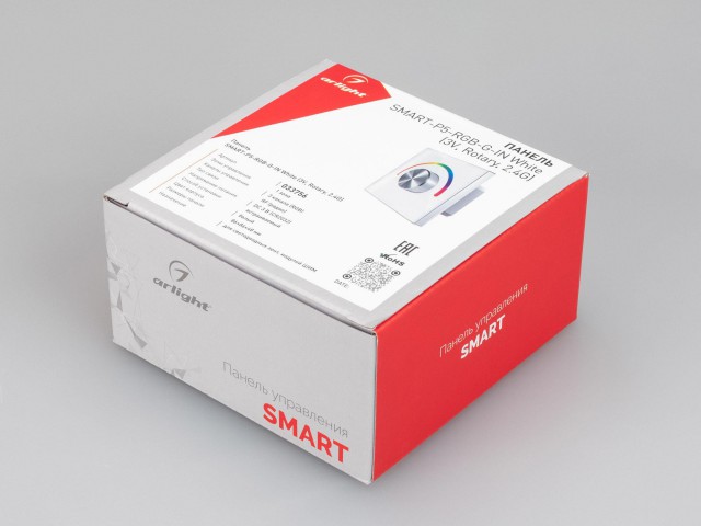 Панель SMART-P5-RGB-G-IN White (3V, Rotary, 2.4G) (Arlight, IP20 Пластик, 5 лет) фото:3