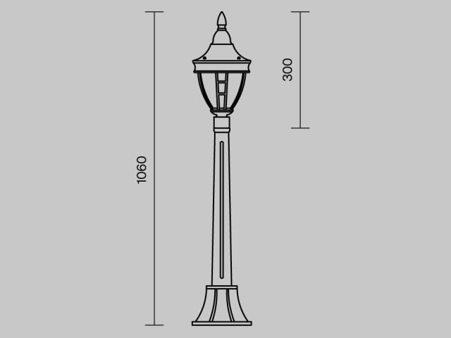 Ландшафтный светильник Outdoor O026FL-01B фото:5