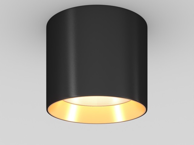 Светильник SP-BISCOTTO-R90-8W Warm3300-MIX (BK-GD, 80 deg, 230V) (Arlight, IP54 Металл, 5 лет) фото:1