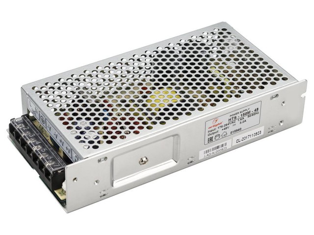 Блок питания HTS-150M-48 (48V, 3.2A, 150W) (Arlight, IP20 Сетка, 3 года) фото:1