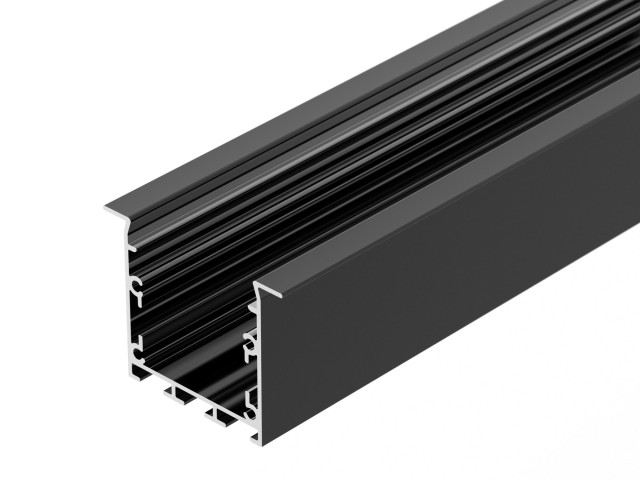 Профиль LINIA49-F-S-2000 BLACK (Arlight, Алюминий) фото:1