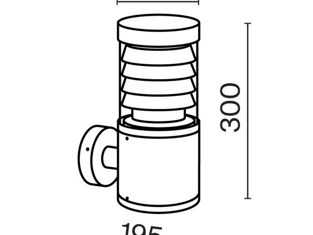 Настенный светильник (бра) Outdoor O439WL-L12GF3K фото:7