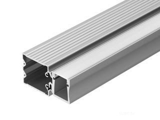 Профиль с экраном ALU-BASE-WH28-2000 ANOD+FROST (Arlight, Металл) фото:3