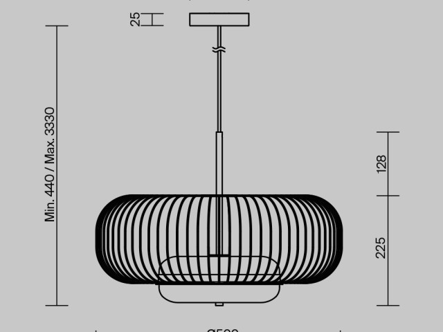 Подвесной светильник Maytoni MOD376PL-L30G3K фото:1