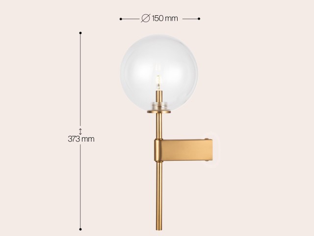 Настенный светильник (бра) Maytoni MOD172WL-01BS фото:1