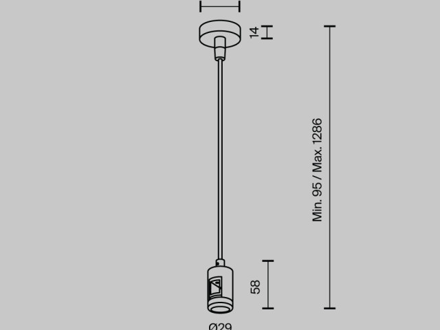 Комплектующие для систем освещения с токоведущими элементами Technical TRA157SW-B1-BS фото:1