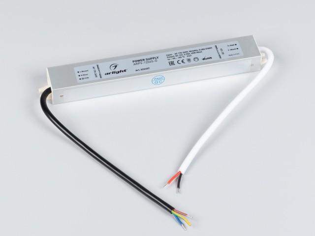 Блок питания ARPV-12045-D (12V, 3.8A, 45W) (Arlight, IP67 Металл, 3 года) фото:6