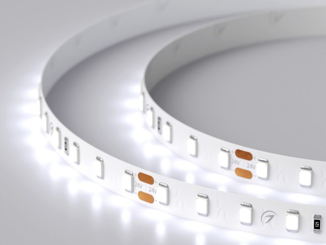 Лента RT 2-5000 24V Cool 8K 1.6x (2835, 490 LED, PRO) (Arlight, 10 Вт/м, IP20) фото:12