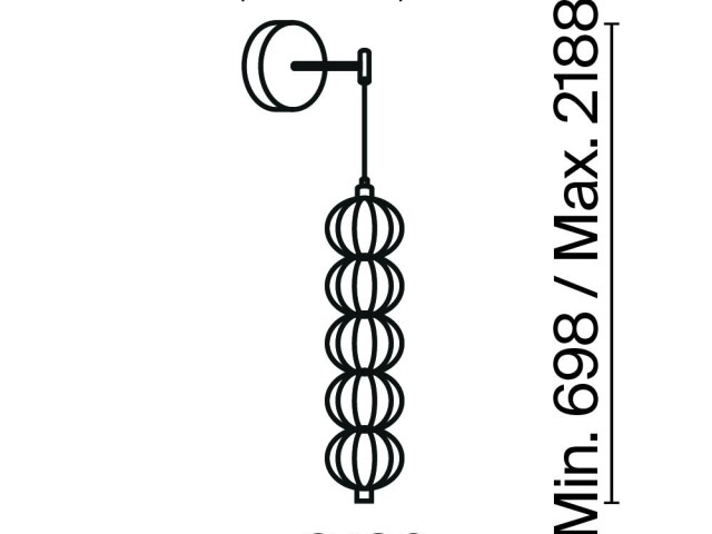 Настенный светильник (бра) Maytoni MOD216WL-L10G3K фото:9