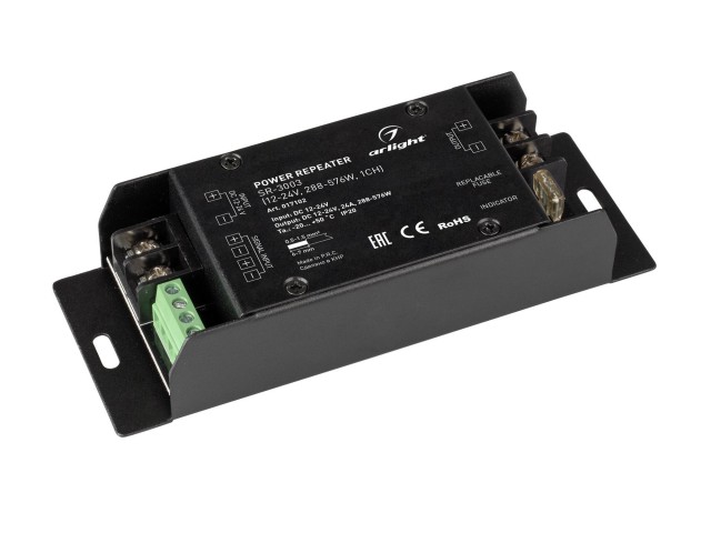 Усилитель SR-3003 (12-24V, 288-576W, 1CH) (Arlight, IP20 Металл, 3 года) фото:1