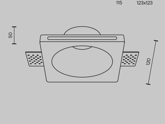 Встраиваемый светильник Technical DL001-1-01-W-1 фото:1