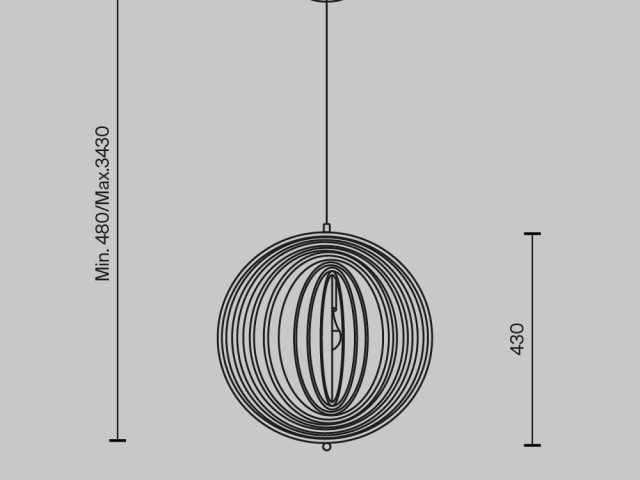 Подвесной светильник Maytoni MOD197PL-01W фото:11