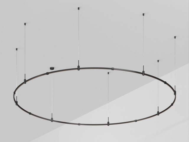 Основание ART-APRIORI-ROUND-HANG-R3000 (BK) (Arlight, IP20 Металл, 3 года) фото:1
