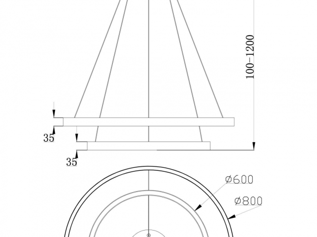 Подвесной светильник Maytoni MOD058PL-L74W4K фото:14