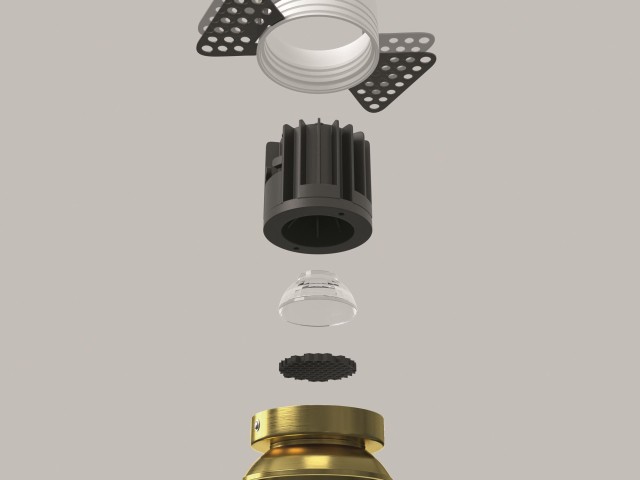 Встраиваемый светильник Technical DL058-7W3K-TRS-BS фото:18