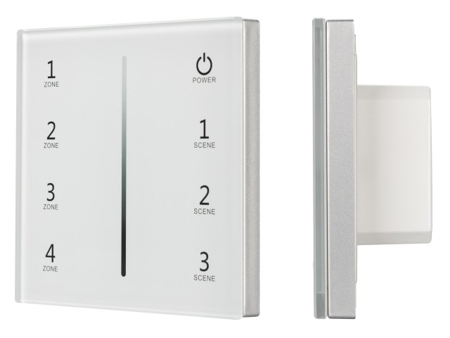 Панель Sens SMART-P29-DIM White (230V, 4 зоны, 2.4G) (Arlight, IP20 Пластик, 5 лет) фото:5