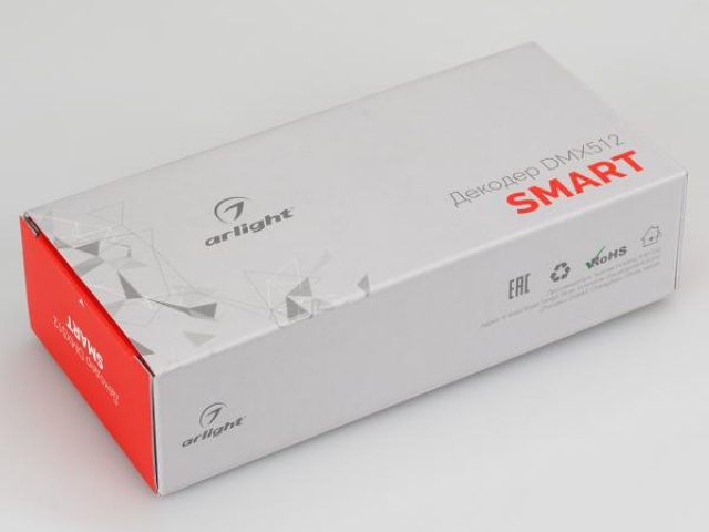 Декодер SMART-K15-DMX (12-36V, 4x8A) (Arlight, IP20 Металл, 5 лет) фото:1