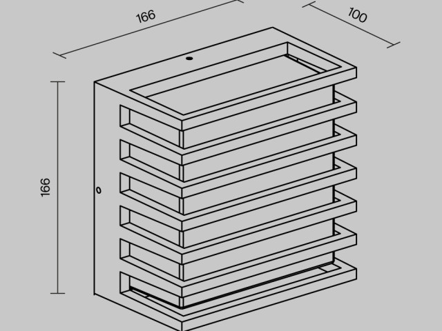 Уличный настенный светильник Outdoor O020WL-L10B3K фото:13