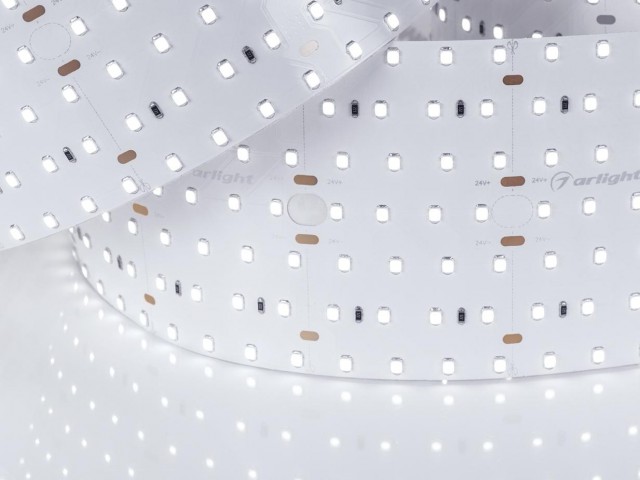 Лента S2-2500 24V White 6000K 85mm (2835, 560 LED/m, LUX) (Arlight, 40 Вт/м, IP20) фото:2