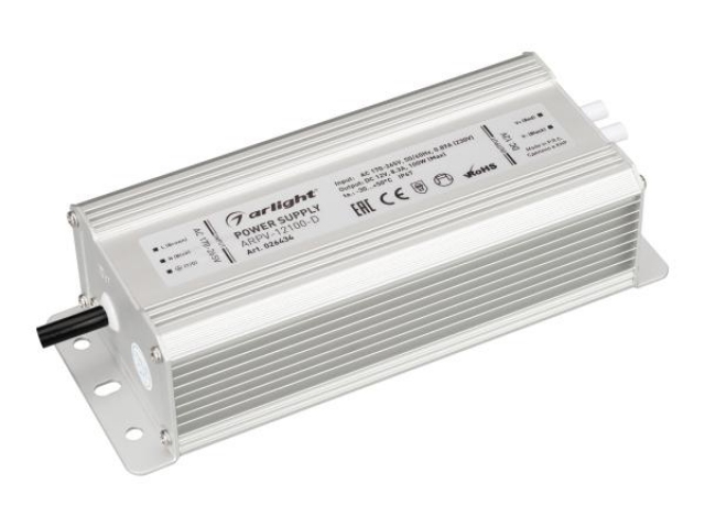 Блок питания ARPV-12100-D (12V, 8.3A, 100W) (Arlight, IP67 Металл, 3 года) фото:5