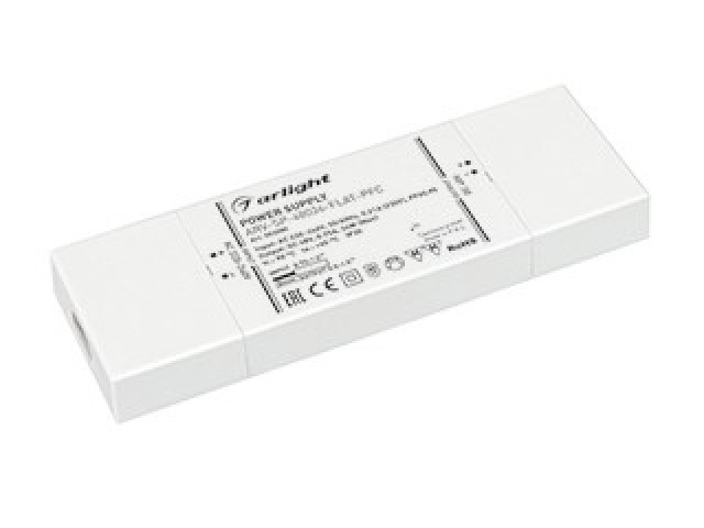 Блок питания ARV-SP-48036-FLAT-PFC (48V, 0.75A, 36W) (Arlight, IP20 Пластик, 5 лет) фото:2