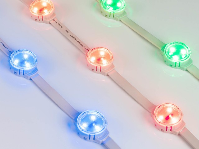 Модуль управляемый SOLEX-DMX-3535-3-12V RGB 120deg (D30x16mm, 0.75W, IP67) (Arlight, Пластик, 3 года) фото:11